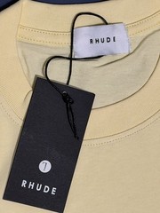 RHUDE Angel Graphic Print T-Shirt Yellow Men’s Regular Fit Size L