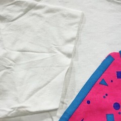 vintage 80s FOR THE FUN OF IT T-Shirt SMALL neon surf skate beach 90s soft
