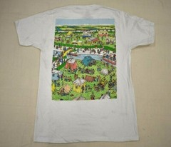 Where’s Waldo Mens 2-Sided White Tee Shirt New S, M, L, XL