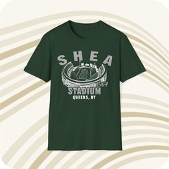 Throwbackmax Shea Stadium 1964 Classic Cut Football T-Shirt – New York Jets