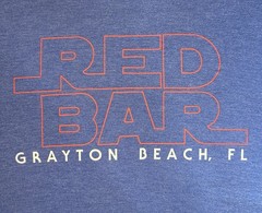 Red Bar Grayton Beach FL T-Shirt XL / Star Wars Themed