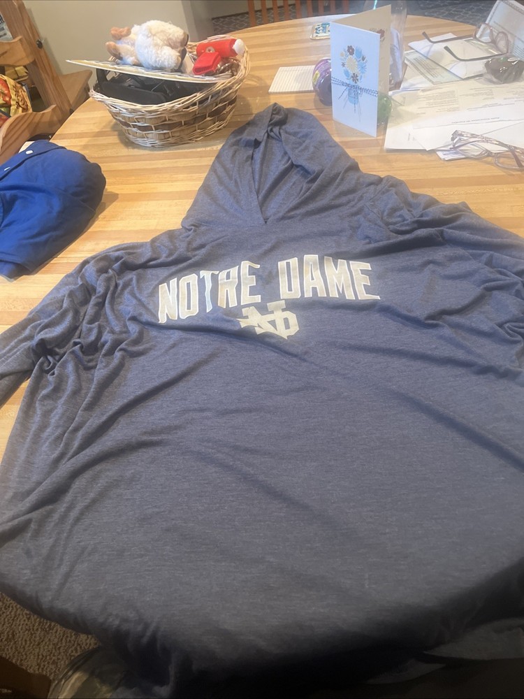 hooded t shirt Notre Dame 6x Big And Tall Hoodie
