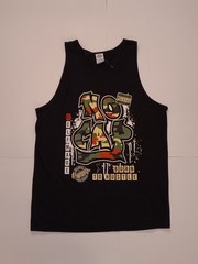 No Cap Men’s Tank Top Black Logo Born To Hustle Size L