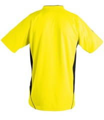 New Mens Sols 01638 Maracana Contrast performance T. Lemon/Black XXL. T7548.