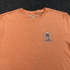 NWT Travis Mathew Graphic T Shirt Mens XL Soft Spanish Villa Crew Orang Golf