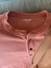 Lands’ End Henleys (NEW/NEVER WORN) L/T + XL/T
