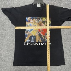 Legendary Graphic T-Shirt Basketball Legends Kobe MJ Black Pro Athletic Mens XL