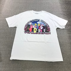 Chinatown Market Shirt Mens Large White Tee Venice Beach Graphic Print White
