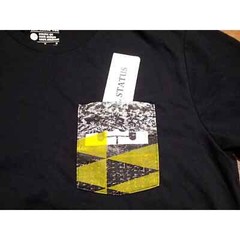 NIKE LEBRON RUBBER CITY POCKET BLACK YELLOW WHITE SHIRT MEDIUM ( 742730-010 )
