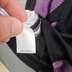 NEW Murano T-Shirt Men 3XB Stretch Short Sleeve Black Purple Liquid Luxury