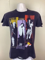 Vtg 1985 Thompson Twins Concert T-Shirt Black S/M 80s New Wave Synth Pop Band