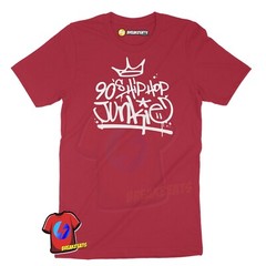 Men’s Graphic Design T Shirt 90’s Hip Hop Junkie Urban Street Graffiti Tag Tee