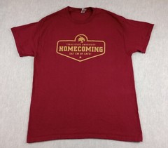 Texas State Bobcats T Shirt Adults Sm Maroon Gold Homecoming Eat’Em Up, Cats!