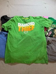 Lot of 8 Vintage & Modern Shirts Assorted Brands Mens Large Pullover Tee.