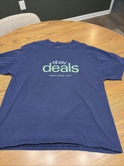 Vintage 2000s “deals.EBAY.COM” eBay Promo T Shirt Size XL Only One On eBay!!