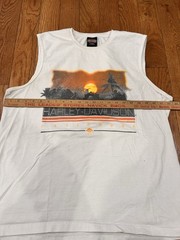 Vintage Harley Davidson Shirt Mens XL White St Thomas US Virgin Islands Tank Top