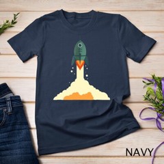 Space Rocket Astronaut T-Shirt Astronomy Exploration Unisex T-shirt