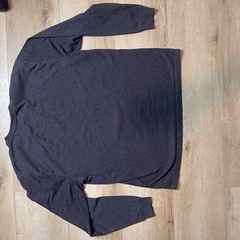 Carhartt TK0231-M Loose Fit Long Sleeve Logo T-Shirt Dark Gray Men’s L