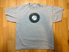 Seventy Seven Shirt Mens Large Gray Free Your Soul 77 Records Graphic Tee Music
