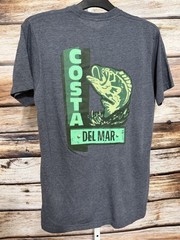 Costa Del Mar Men’s Medium Fishing Short Sleeve T Shirt New Gray Green