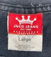 JNCO T Shirt Y2k Hip Hop Skull Print Oversized Tshirt