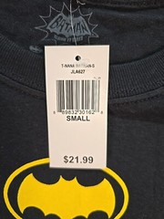 Batman Logo Na Na Na Na Mens Small DC Comics Comic Book Superhero T-Shirt New