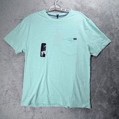 Chubbies Mens Pocket Tee Shirt Size S Sea Mist Casual Weekend Clean Style