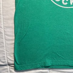 Bullzerk Dallas Hockey T Shirt Mens Large Green Graphic Goalie Mask Tee