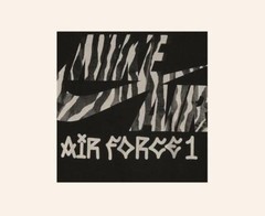 Nike Air Force 1 Safari Pattern T-Shirt Black/Silver Men’s Medium 2XL BNWT