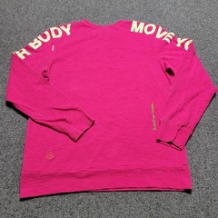Nike Shirt Mens Small Fireberry Pink Sportswear World Tour Glow In The Dark Tee