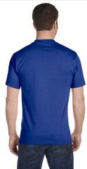 Hanes Beefy-T, Big & Tall, T-Shirt 2XLT, Deep Royal NEW!