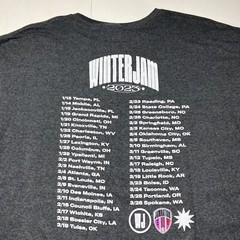 Winter Jam Concert Tour T Shirt Heathered Gray 2023 Adult XL XG EG
