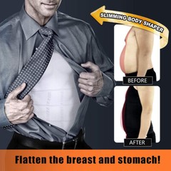 Men’s Slimming Body Shaper Vest Abs Abdomen Compression Shirt Workout Tank Tops