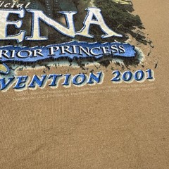 Vintage Shirt Mens Medium Xena Warrior Princess Convention 2001 Two Women RARE