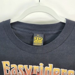 VTG Easyriders Rodeo Tour 87 T Shirt 3D Emblem Biker 80s Vintage XL PRISTINE HTF