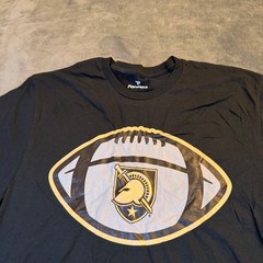 Fanatics Black Army Black Knights Football T Shirt Men’s Size Medium