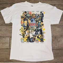 Vintage Decade Rap 80s History XL Mario 1980-1989 Pop Culture Jordan T Shirt