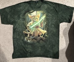 The Mountain Star Wars Theme Yoda Cat, Different Colors, Brand New, Men’s Sizes