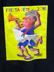 Fiesta Sete 2016 Le Bail – Black Artistic Mens T-Shirt Size XL