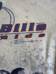 90’s NEW NOS VTG Buffalo Bills Eric Moulds AOP Double Sided Graphic Shirt Size L