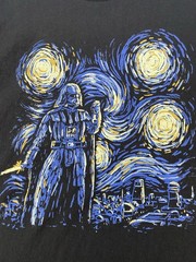 Star Wars Mad Engine Men’s Size 3XL Starry Night Darth Vader Tee Shirt See Pics
