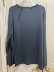 All in Motion Long Sleeve Mens Shirt, Stretch, Size XXL, Easy Care
