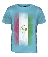 TADSCHIKISTAN VERBLICHEN FLAGGE HERREN T-SHIRT TEE SHIRT XS S M L XL 2XL 3XL 4XL