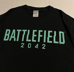 Battlefield 2042 GameStop EA Arts Promo T-Shirt MEDIUM PlayStation Xbox Gamer