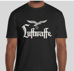 LUFTWAFFE EAGLE WW2 WWII German Eagle T shirt Tee Military biker