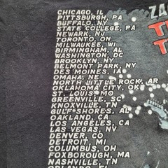 Zach Bryan’s “The Quittin Time Tour” 2024 Black T-Shirt Men’s (Size 2XL)