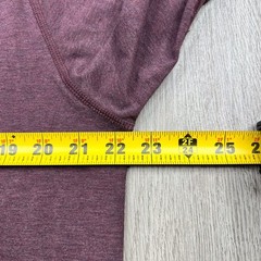 Public Rec Long Sleeve Henley T-Shirt Mens Size Extra Large Maroon