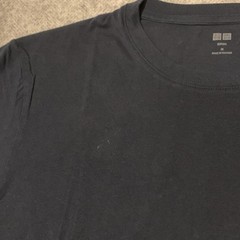 Uniqlo Supima Mens Cotton Crew Neck Short Sleeve T-Shirt Lot 2 M Blue Gray