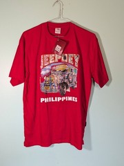Vintage Jeepney Philippines Dibuho Hand-Painted Men’s T Shirt Size 2XL New W Tag