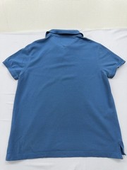 Tommy Hilfiger Polo Shirt Mens Blue Slim Fit Size L 1985